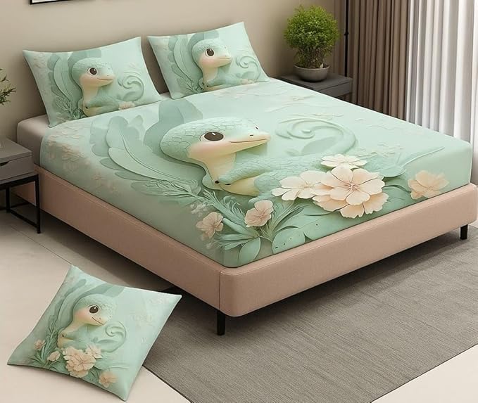 🌸 7D Luxury Panel Bedsheet Combo(King Size 108*108 inch) – Buy 1 Get 1 Free 🌸