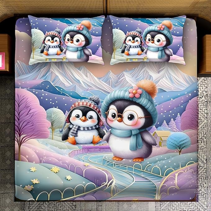 🌸 7D Luxury Panel Bedsheet Combo (King Size 108*108 inch)– Buy 1 Get 1 Free 🌸