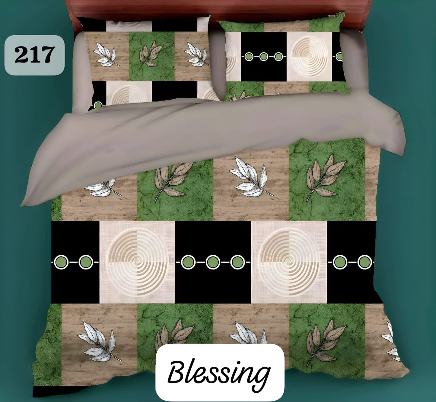 Blessings Queen Size Bedsheeet