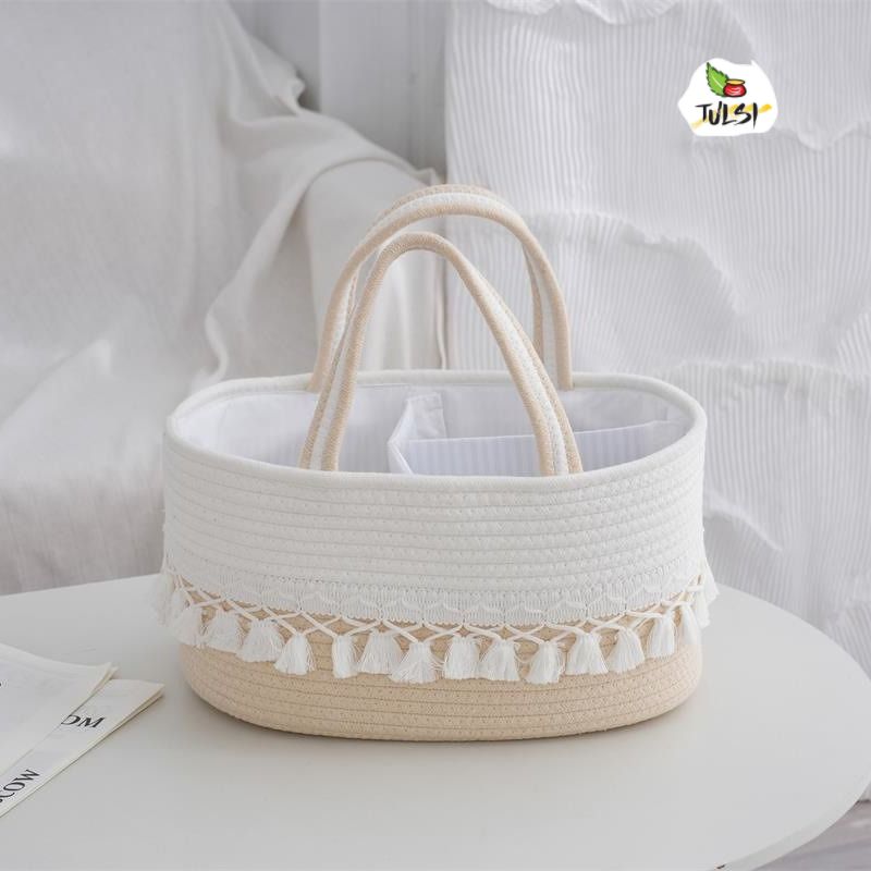 Handmade BABY DIAPER CUTE CADDY BAG with multiple storage/kids miscellaneous items carrying Bag
