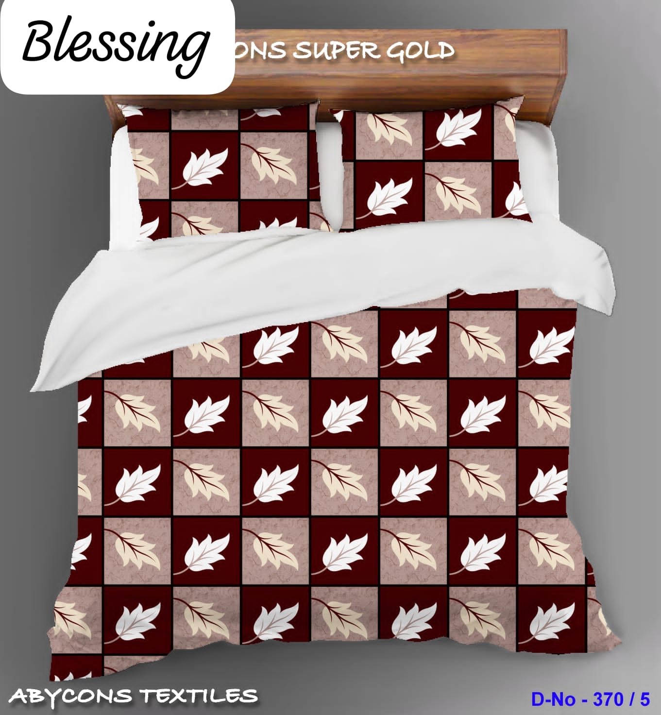 Blessings Queen Size Bedsheeet