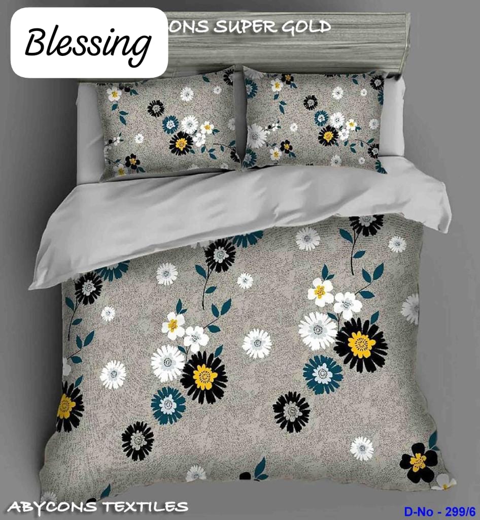 Blessings Queen Size Bedsheeet