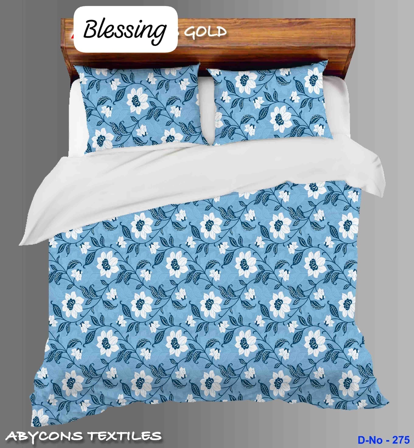 Blessings Queen Size Bedsheeet
