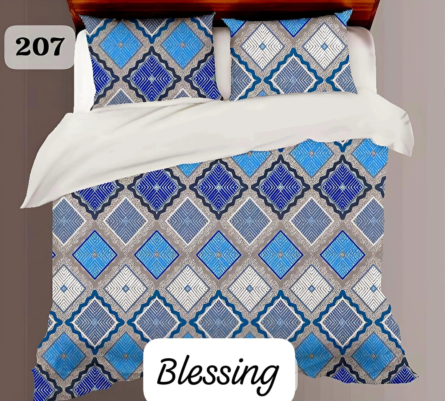 Blessings Queen Size Bedsheeet