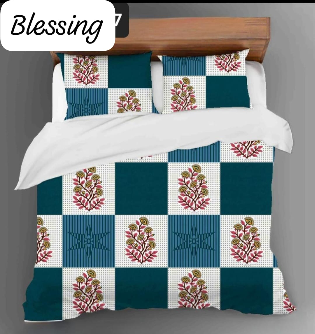 Blessings Queen Size Bedsheeet