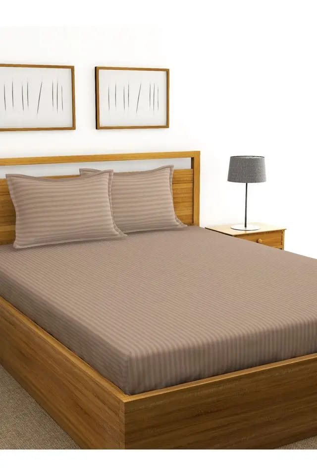 Stripes Solid Color Bedsheet