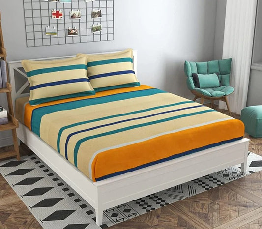 King Size Elastic Fitted Cotton Bedsheet