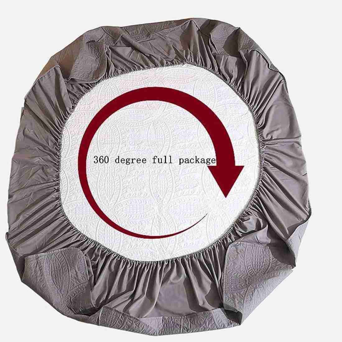 FITTED AND QUILTED HEAVY QUALITY MATTRESS PROTECTOR